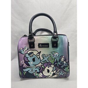 Tokidoki Mermicorno Barrel Bag Purse Underwater Print Multi-color Loungefly